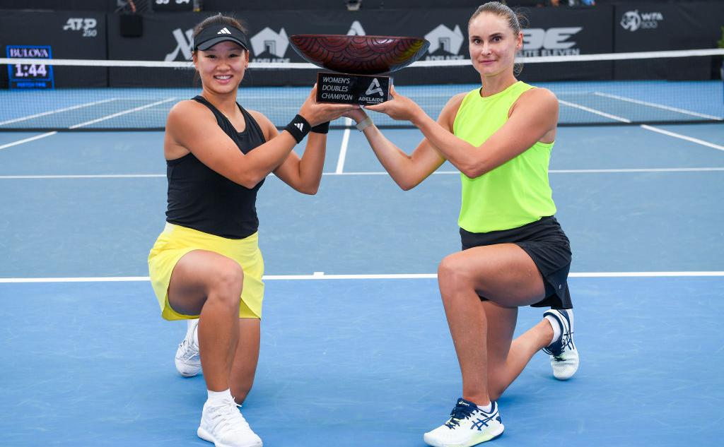 Го Ханьюй и Александра Панова (Mark Brake / Getty Images)