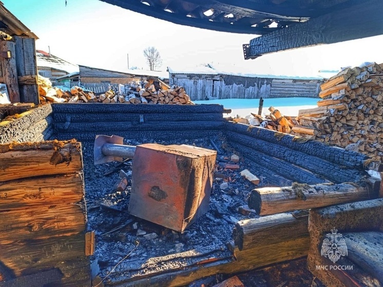 В Зауралье с начала февраля сгорело десять бань