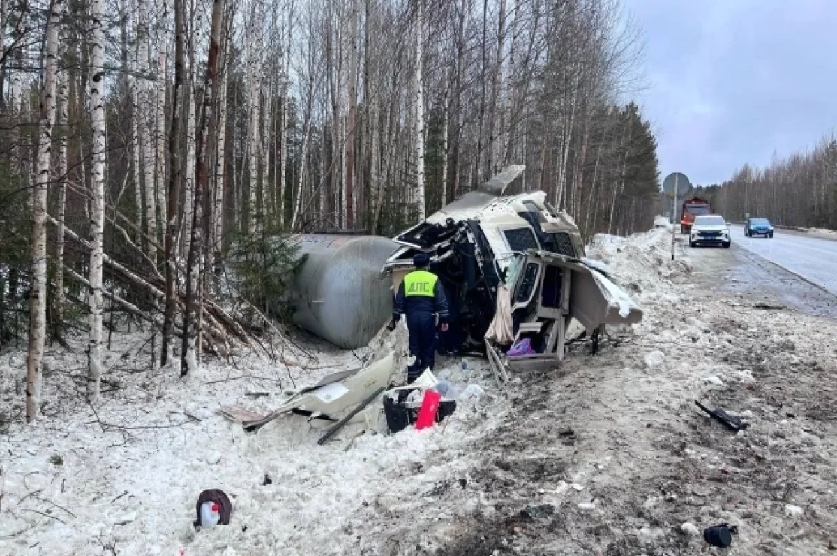 Происшествие с газовозом на трассе Екатеринбург — Серов-0