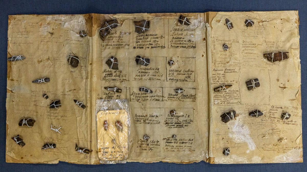 Дневник советского военврача с извлеченными пулями войдет в новую экспозицию Музея Победы