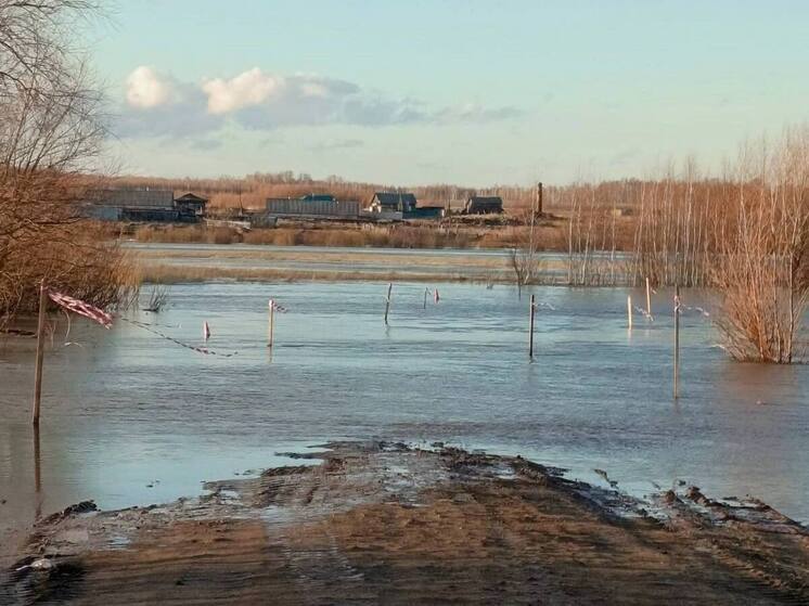 Движение закрыто из-за подтопления на двух дорогах в Курганской области