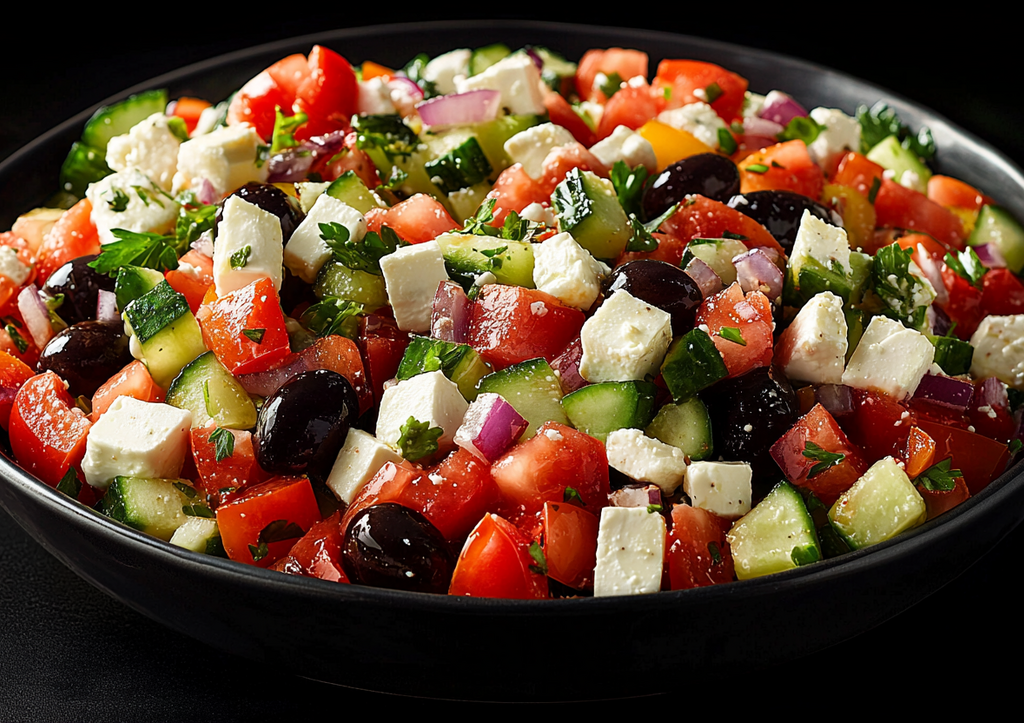 Классический рецепт греческого салата! Весна — самое время готовить шедевр