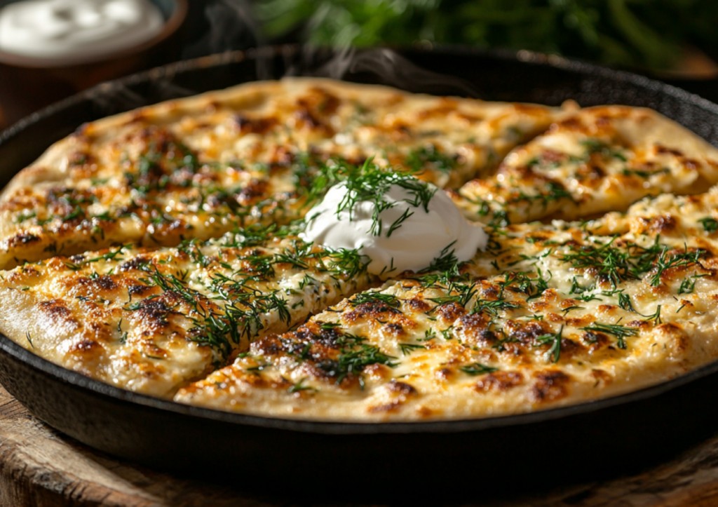 Творожные лепешки с сыром и зеленью. Весенний завтрак из простых продуктов!