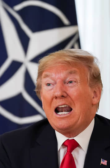 Дональд Трамп и Мэттью Уитакер обсуждают новую стратегию НАТО-0