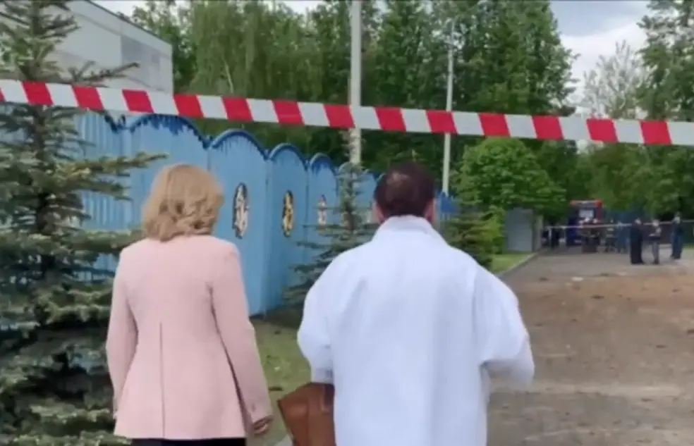 Глава округа уже приехала на место происшествия | Источник: Татьяна Хрусталева / Telegram