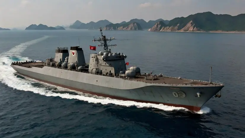 В процессе спуска на воду: в КНДР сообщили об аварии нового военного корабля