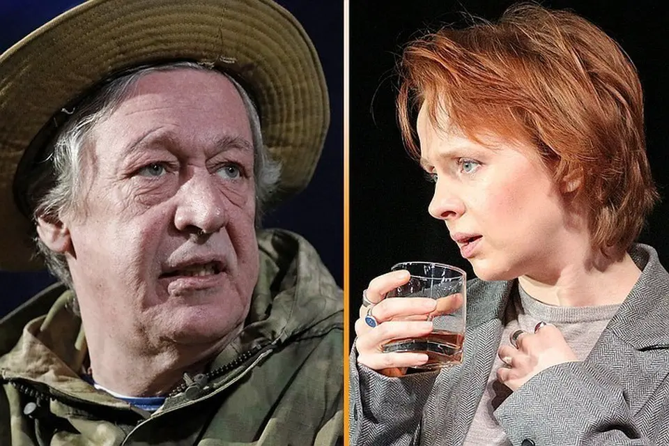 Михаил Ефремов и Дарья Белоусова на сцене. Фото: Гавриил Григоров/Артем Геодакян/ТАСС