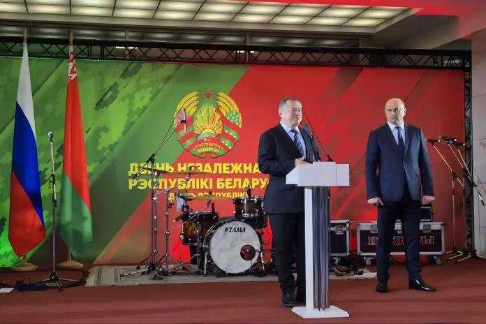 Александр Рогожник и Андрей Цыкун поздравляют с праздником независимости Беларуси-0