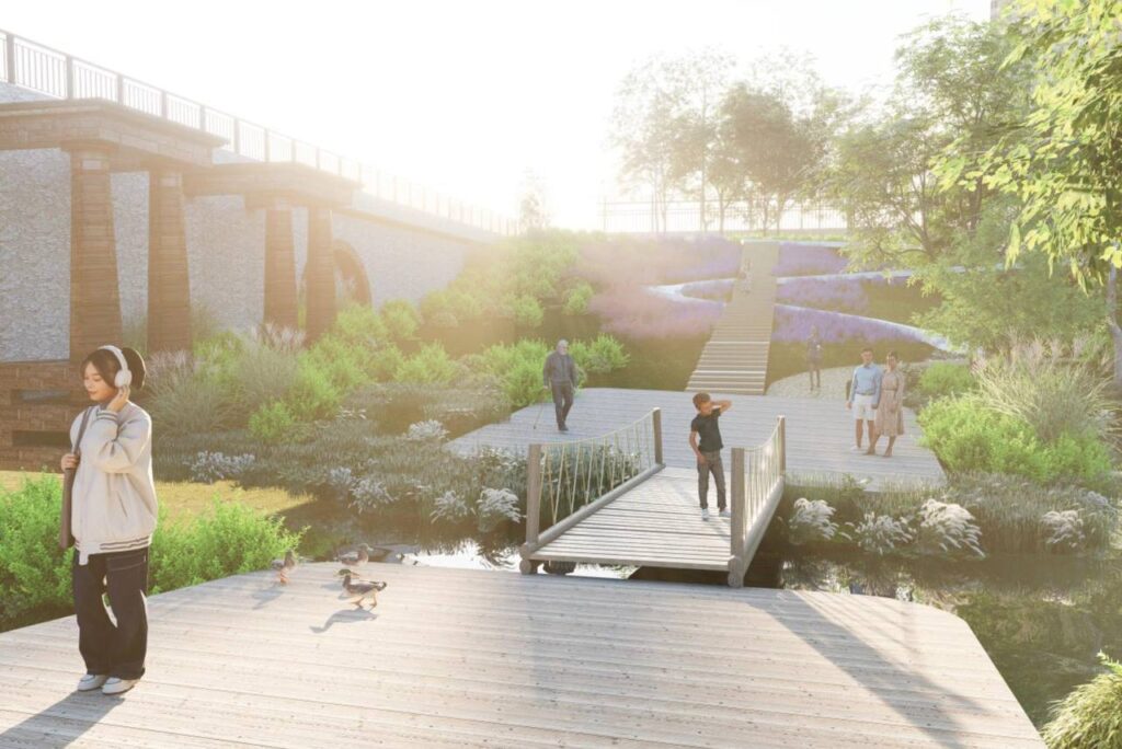 Денис Паслер: благоустройство набережной Ольховки