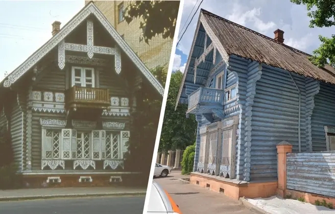 Собрали на реставрацию всего 13 тысяч. Знаменитую деревянную избу в Хамовниках выставили на торги | Источник: yorik2011 / Pastvu.com, torgi.gov.ru