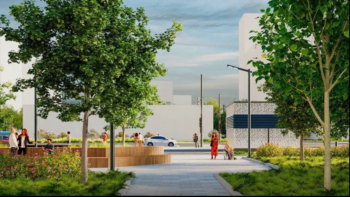 Рядом с метро «Народное Ополчение» появится комфортное пространство для пешеходов