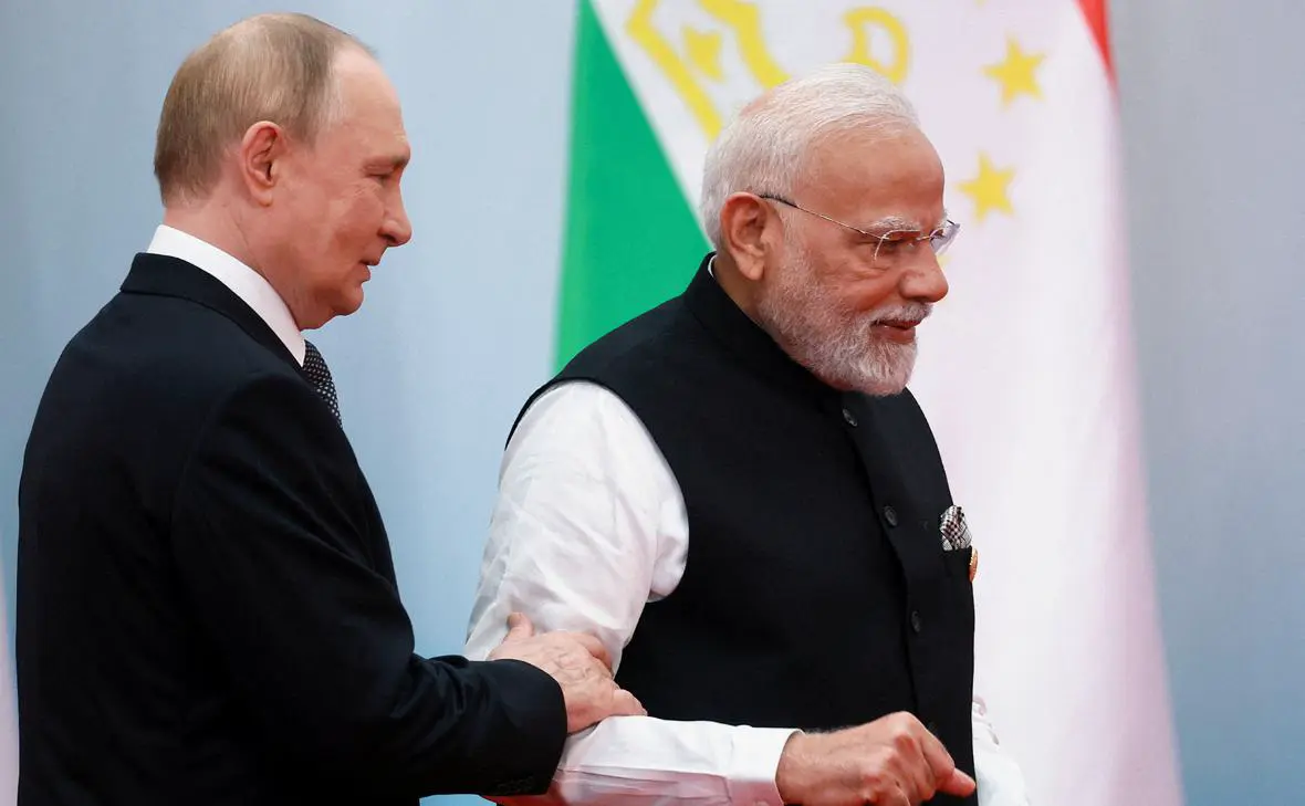 Владимир Путин и Нарендра Моди (Владимир Смирнов / Sputnik / Reuters)