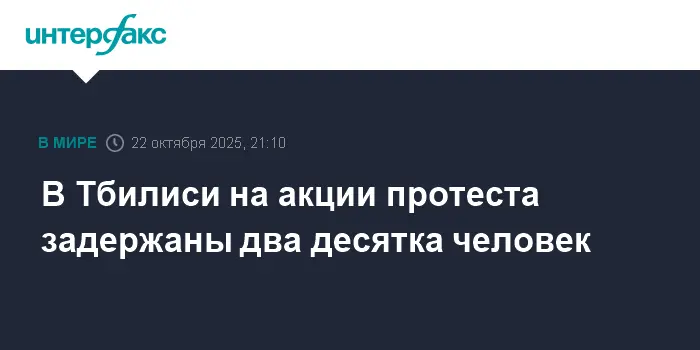 Полиция Тбилиси мирно обеспечила порядок на акции протеста на проспекте Руставели-0