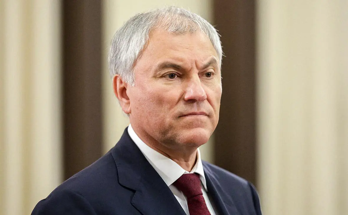 Вячеслав Володин (Михаил Синицын / ТАСС)