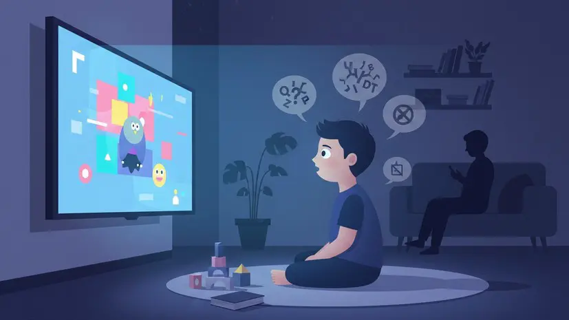 Психолог: чрезмерный просмотр телевизора негативно влияет на речь ребёнка