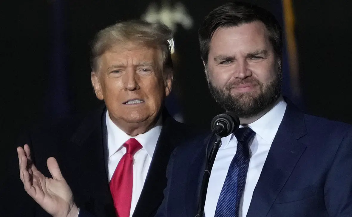 Дональд Трамп и Джей Ди Вэнс (Drew Angerer / Getty Images)