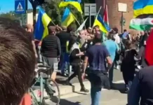 v rime vspyhnula stychka izza ukrainskih flagov na marshe-ekaterinburgu-ru-0