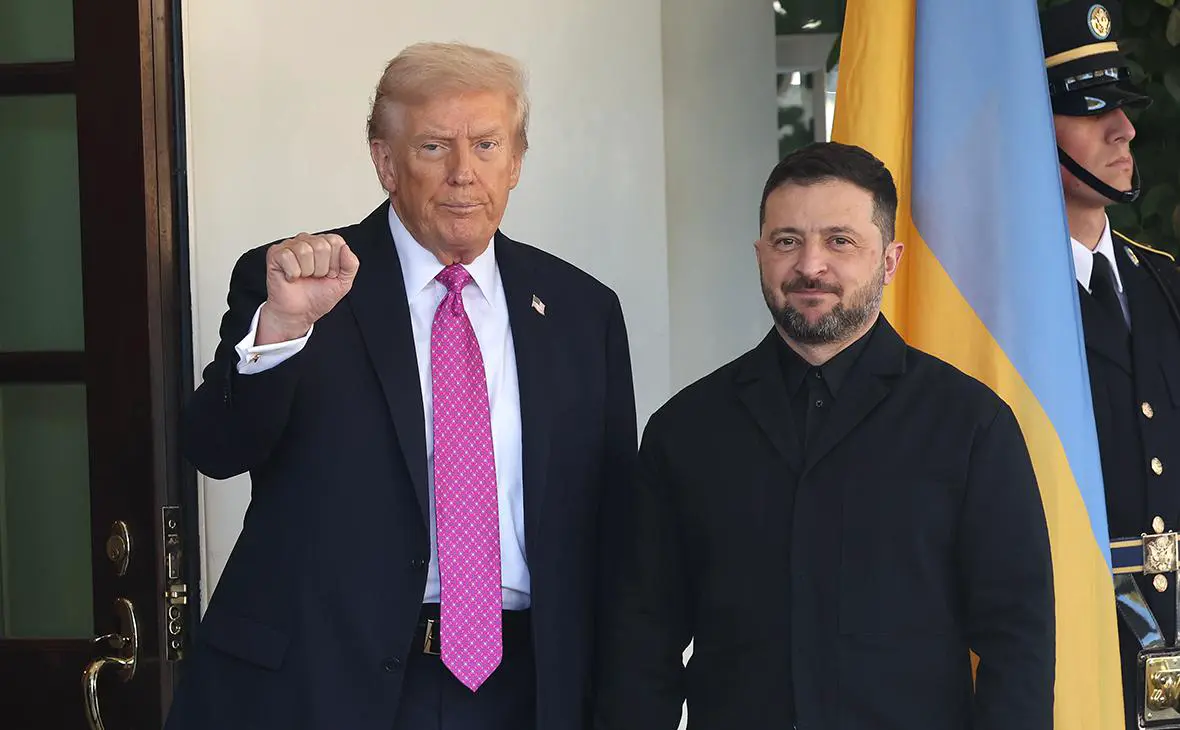 Дональд Трамп и Владимир Зеленский (Win McNamee / Getty Images)