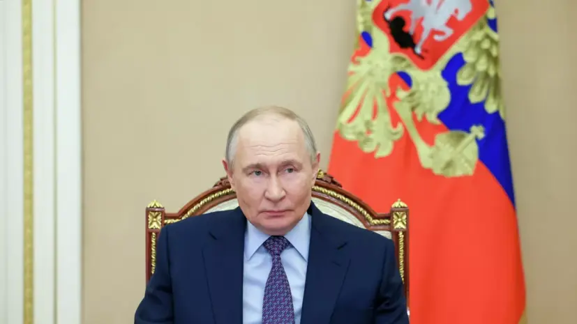 Путин провёл встречу в Кремле с главой «Алросы» Маринычевым