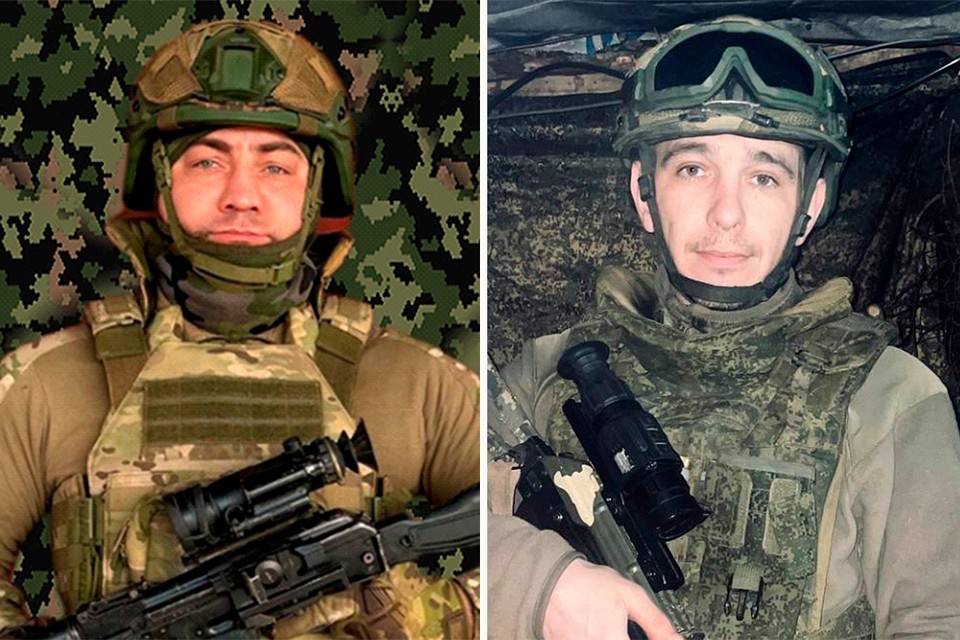 Гвардии старший сержант Дмитрий Шевелев и рядовой Эдуард Ус