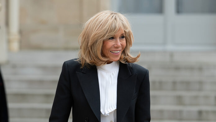 ParisFrance-11thMarch2020BrigitteMacronAt