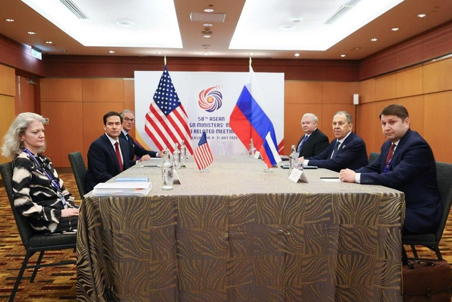 Политики говорили почти час  | Источник: МИД России / Telegram 