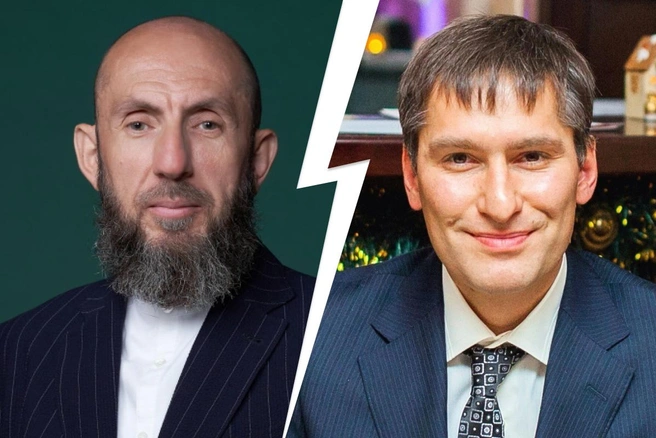 Слева — директор МХАТ Владимир Кехман. Справа — его «любимый» подрядчик Марат Каргинов | Источник: МХАТ, Марат Каргинов / Vk.com