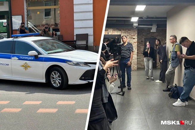 Силовики покинули офис редакции | Источник: Андрей Кузнецов / MSK1.RU