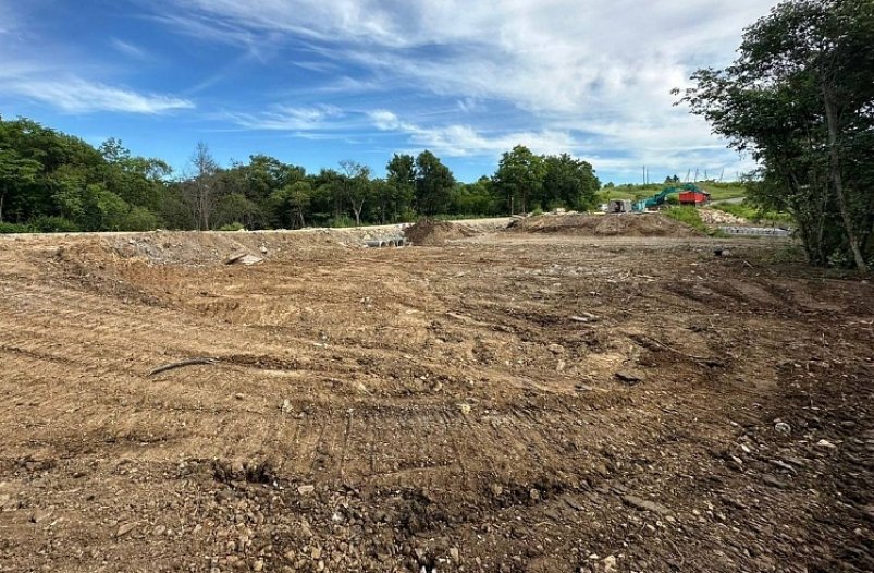 В Михайловском округе Приморья возводят временный мост, способный выдержать 40 тонн АО "Примавтодор"