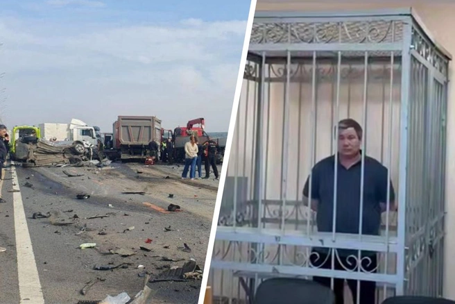 Суд вынес приговор дальнобойщику, который устроил массовое ДТП в Подмосковье | Источник: Подслушано Серпухов, Прокуратура Московской области / T.me