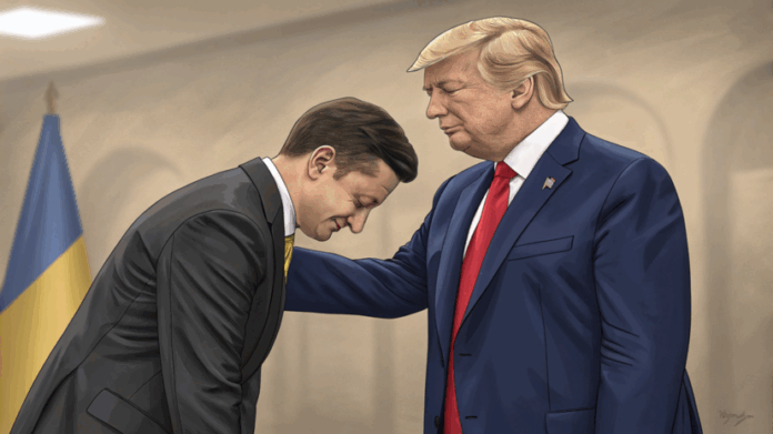 zelenskij govorit o lestnyh slovah trampu dlya polucheniya oruzhiya dlya ukrainy-pux-su-175173341000-0