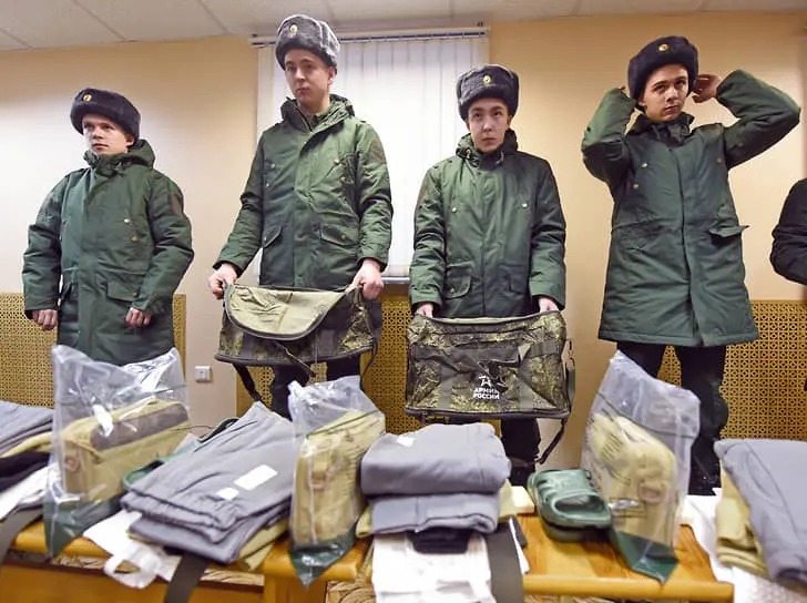 Российские призывники к полному вещевому импортозамещению уже готовы