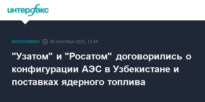 Узатом и Росатом начали реализацию интегрированной АЭС в Джизакской области Узбекистана-0