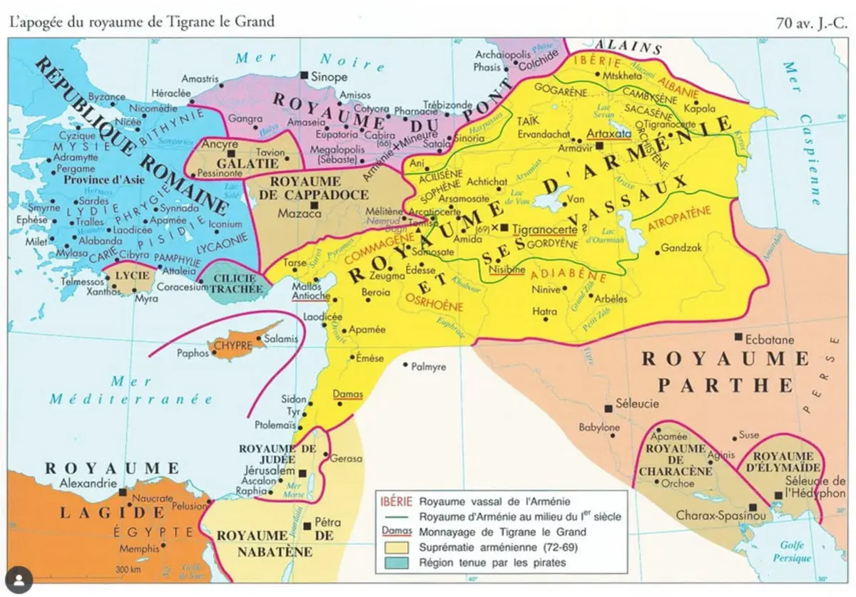 Великое Армянское царство Тиграна II расцвело у границ Рима и Помпея-0