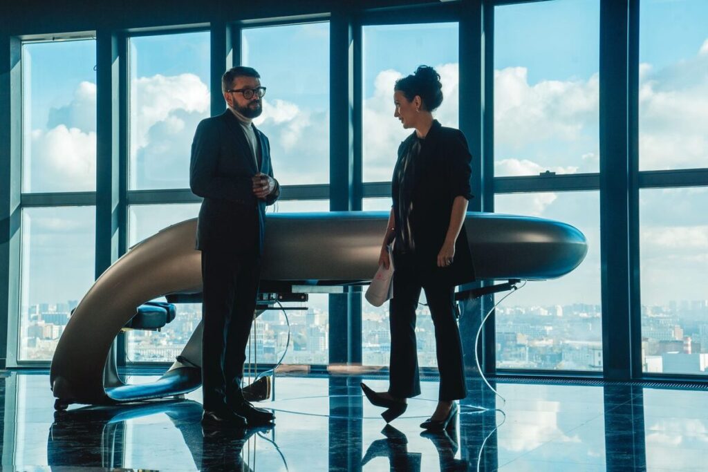 Кадр из сериала "Кибердеревня" №16