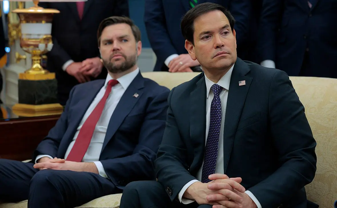 Джей Ди Вэнс и Марко Рубио (Chip Somodevilla / Getty Images)