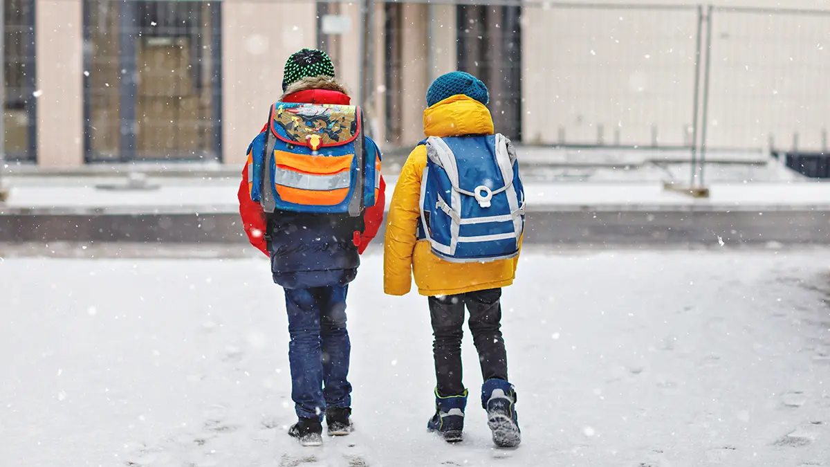 При каких морозах в Москве отменяют школьные занятия