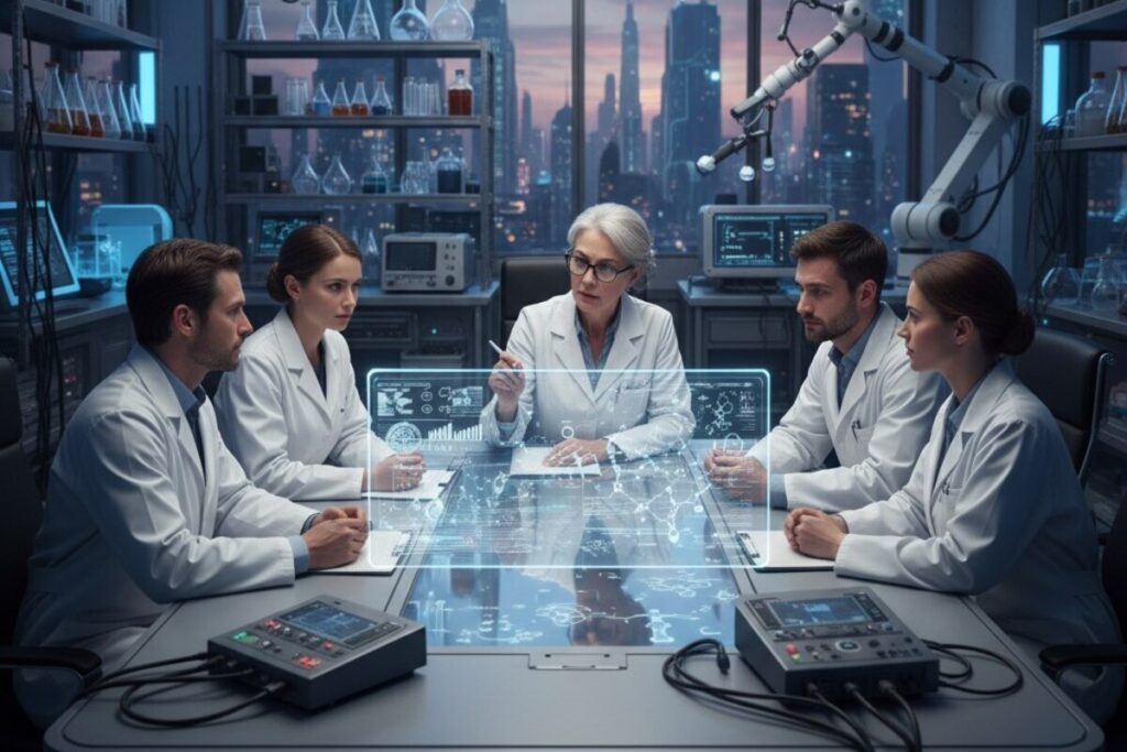 Учёные проводят совет