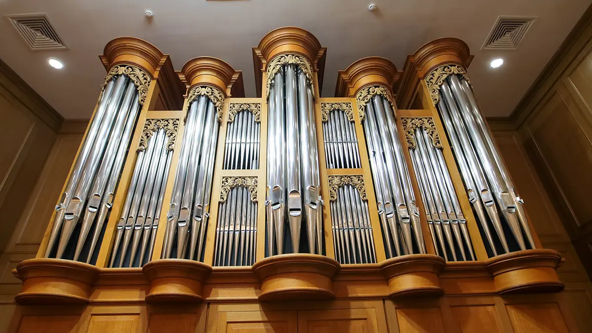 Уникальный семитонный орган прозвучал на Английской набережной Петербурга