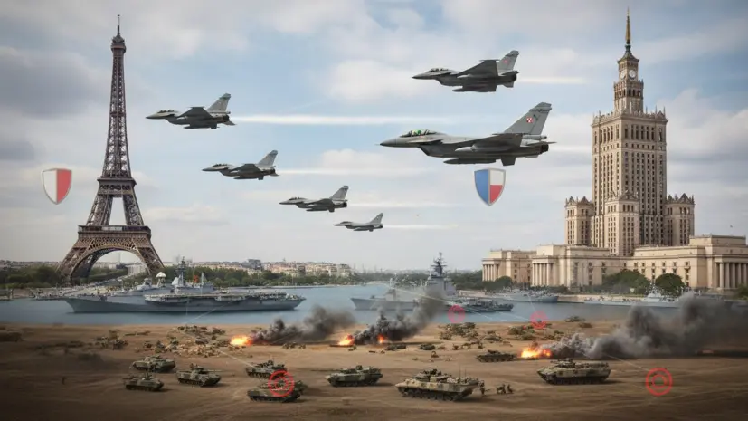 Wirtualna Polska: Париж и Варшава планируют учения с отработкой ударов по России