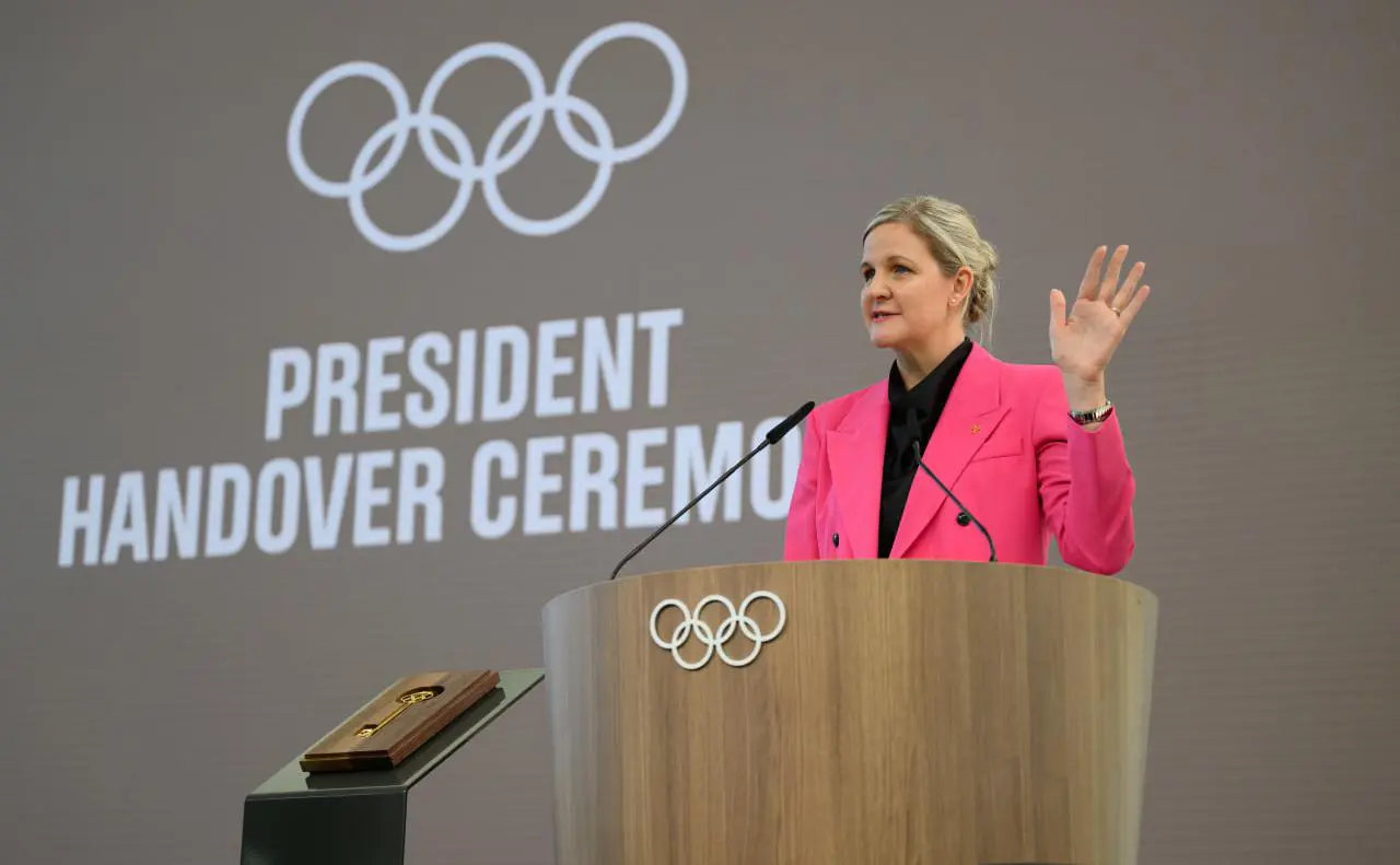 Глава МОК Кирсти Ковентри  (Harold Cunningham / Getty Images)