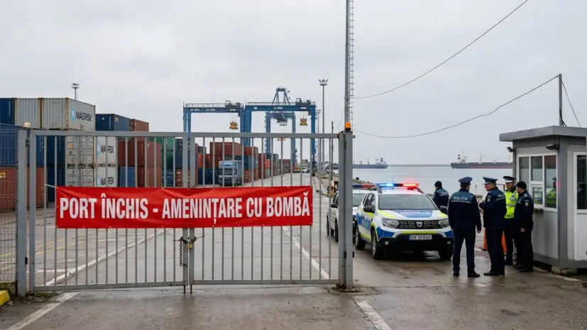 Порт Констанца в Румынии закрыли из-за угрозы взрыва