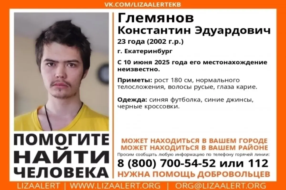 Константин Глемянов сообщает о продолжении поисков Лизы Алерт в Екатеринбурге-0