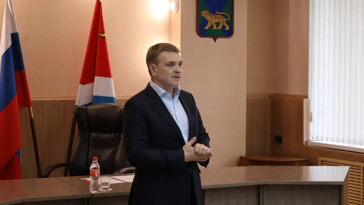 Евгений Корж на заседании проектного комитета ИА UssurMedia