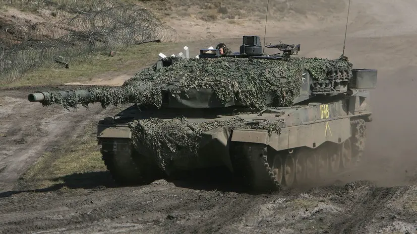 В библиотеке Путина в Кремле хранится фрагмент подбитого танка Leopard