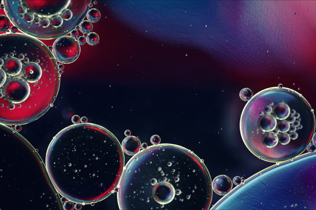 Абстрактные красочные капли