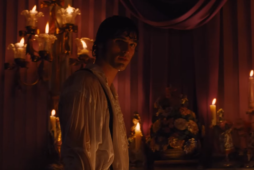 Кадр из фильма «Грозовой перевал» 2026 года