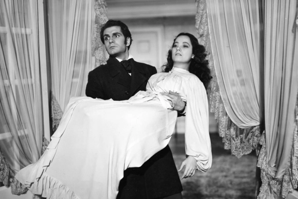 Кадр из фильма «Грозовой перевал» 1939 ода