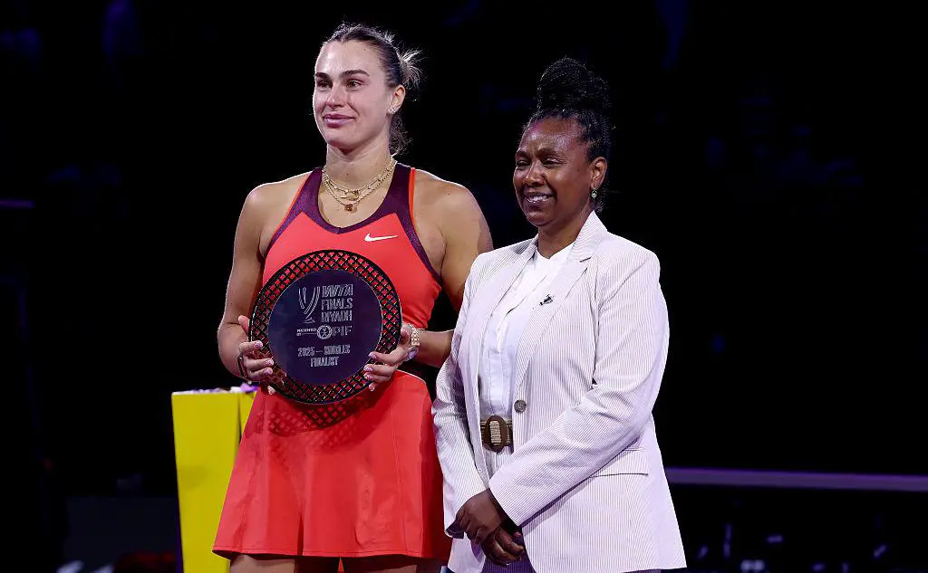 Арина Соболенко и Порша Арчер (Katelyn Mulcahy / Getty Images)