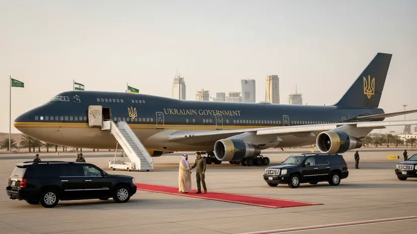 РИА Новости: Зеленский летал в Эр-Рияд и Баку VIP-бортом
